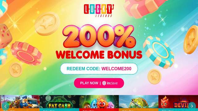 Lucky Legends Casino casino screenshot